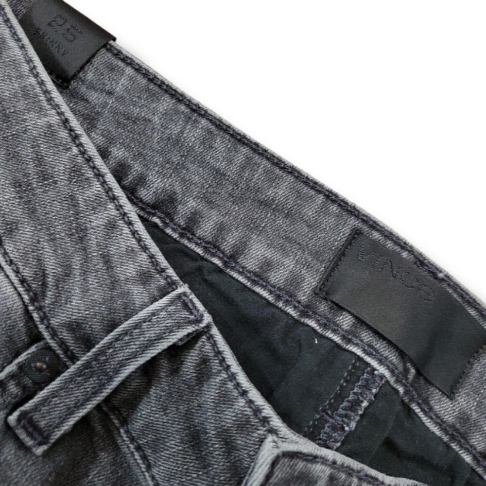 VINCE Jeans Size 25 W27" x L32" Vince 5 Pocket Moto Jeans Skinny Jeans Ankle Zip - Picture 7 of 7